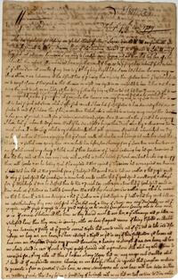 James Kenny's letter to Israel Pemberton, June 19, 1759