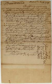 Israel Pemberton's letter to James Sinclair, August 1, 1759