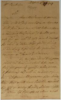 General Stanwix's letter to Israel Pemberton, August 4, 1759