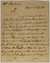 General Stanwix's letter to Israel Pemberton, August 14, 1759