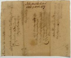 Bills and Receipts, October 9, 1759