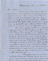 1852 February 11, Washington, to Father