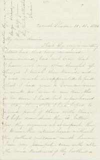 1865 November 18, Locust Shade, to Ruthanna Cope