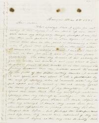 1838 November 6, Haverford, to Mother, Philadelphia