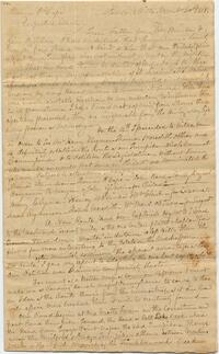 1818 November 20, Stoddartsville, to Thomas P. Cope Esq., Philadelphia