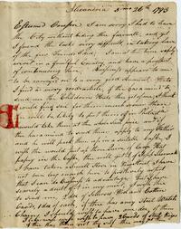 1793 May 26, Alexandria, to Esteemed Cousin, Philadelphia