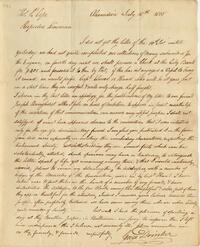 1805 July 18, Alexandria, to Thos. P. Cope, Philadelphia