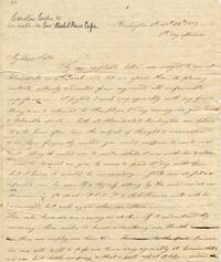 1819 August 26, Burlington, to My Dear Sister, Philadelphia
