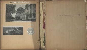 Edith Wilson Jackson, Class of 1900, scrapbook (1 of 2)