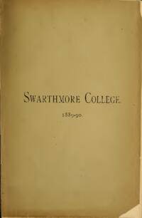 Swarthmore College Catalogue, 1890-1891