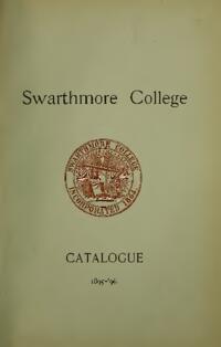 Swarthmore College Catalogue, 1895-96