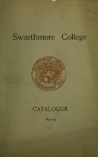 Swarthmore College Catalogue, 1896-1897