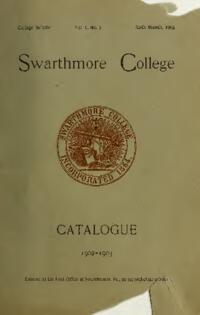 Swarthmore College Catalogue, 1902-1903