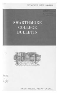 Swarthmore College Catalogue, 1968-1969