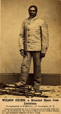 WILSON CHINN, a Branded Slave from Louisiana