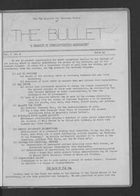 The Bullet, 1937, volume 1 number 2