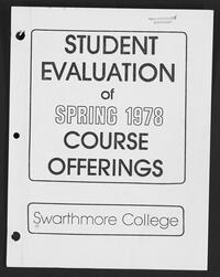 Student Course Guide, Spring 1978, volume 2 number 1