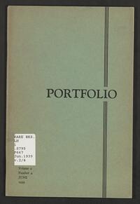 Portfolio, June 1939, Vol. 2 No. 4