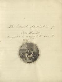 New York Female Association Accounts and Minutes