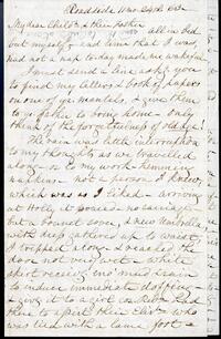 Lucretia Mott letter to James Mott, Martha Mott Lord, and Martha Mott Lord's family