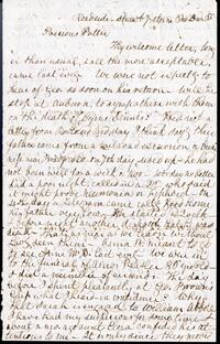 Lucretia Mott letter to Martha Mott Lord