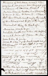 Lucretia Mott letter