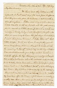 Lucretia Mott letter to Anna Davis Hallowell