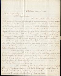 Lucretia Mott letter to William and Mary Johnson