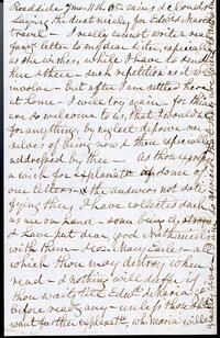 Lucretia Mott letter to Martha Coffin Wright