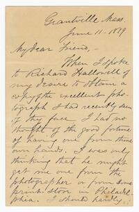 William J. Potter letter to Lucretia Mott