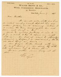 George Lord letter to Lucretia Mott