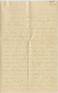 Martha Schofield letter to Sadie Brouwer Bartram