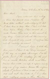 Anna Webster Bunting letter to Martha Schofield