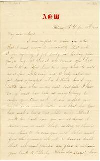 Anna Webster Bunting letter to Martha Schofield