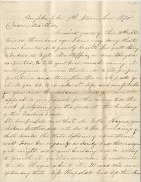 William McGeorge letter to Martha Schofield