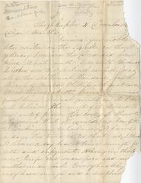 William McGeorge letter to Martha Schofield
