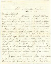 W.A. Helsell letter to Martha Schofield