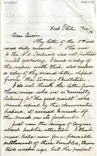 Edward Jackson letter to Martha Schofield