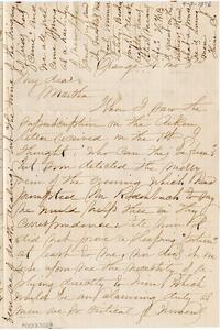 Letter to Martha Schofield