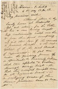 Lydia A. Schofield letter to Martha Schofield