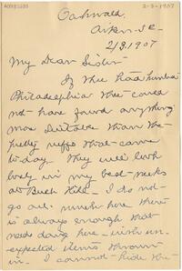 Martha Schofield letter to Sarah J. Ash