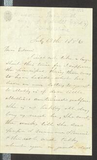 Graceanna Lewis letter to Edwin Fussell