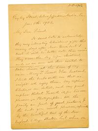 Graceanna Lewis letter