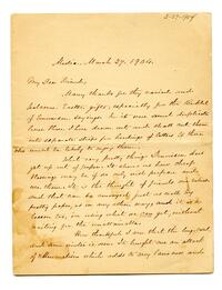 Graceanna Lewis letter