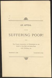 Female Association of Philadelphia for the Relief of the Sick and Infirm Poor treasurer's account book