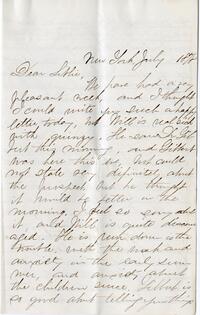 Anna M. Jackson letter to Mary E. Davis