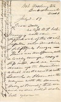 Abby Hopper Gibbons letter to Sarah Hopper Gibbons Emerson