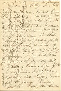 Thesta Dana letter to Abby Hopper Gibbons