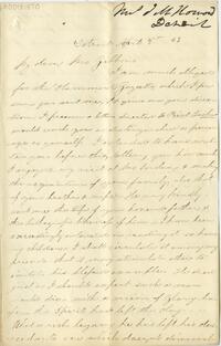 Catherine A. Howard letter to Abby Hopper Gibbons