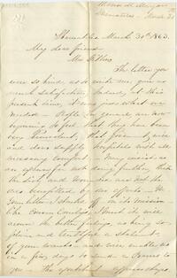 Maria M. Morgan letter to Abby Hopper Gibbons